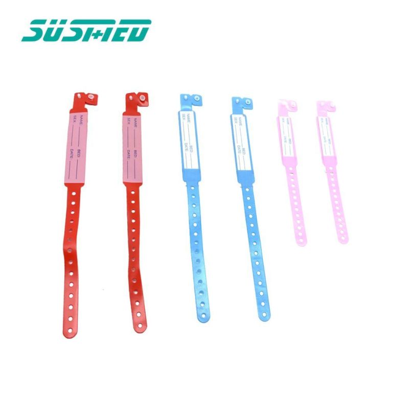 Colorful Infant Card Insert Baby Hospital Wristbands Hospital ID Band