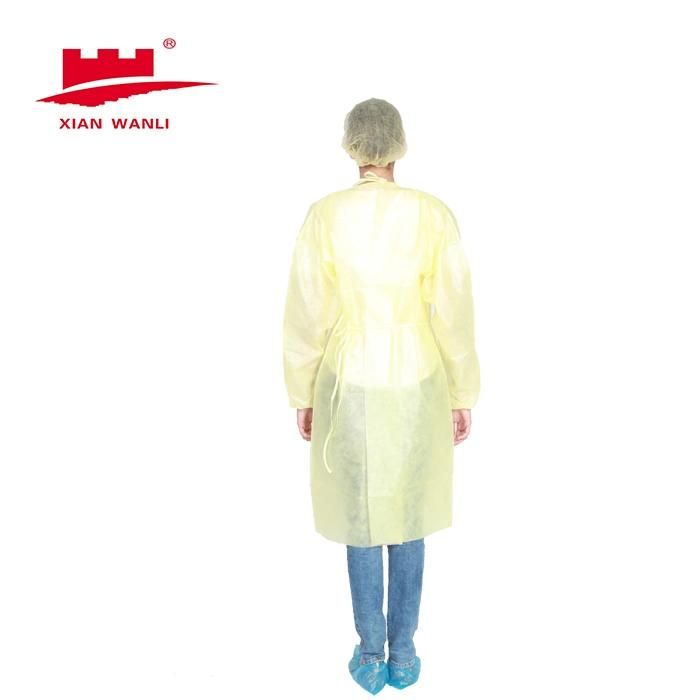 Non Woven Liquid Resistance Gown Protective Clothing Gown Against Chemicals