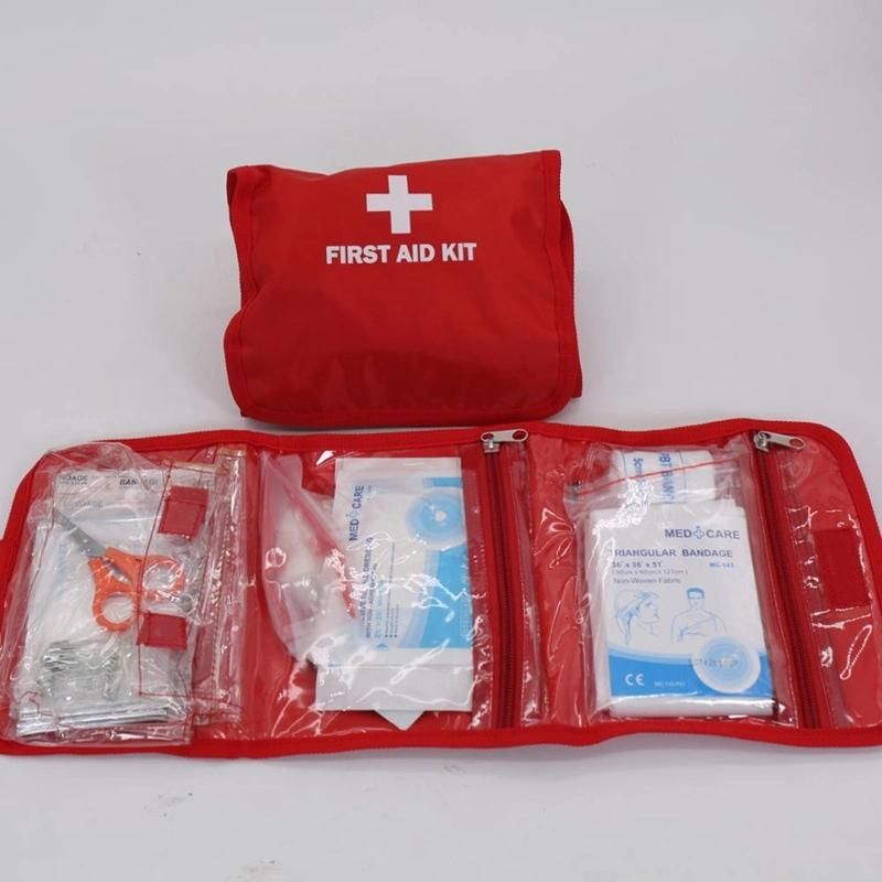 Car and Travel Wound Care First Aid Kit Outside Challenge Survial Tool Kit with Private Label FDA