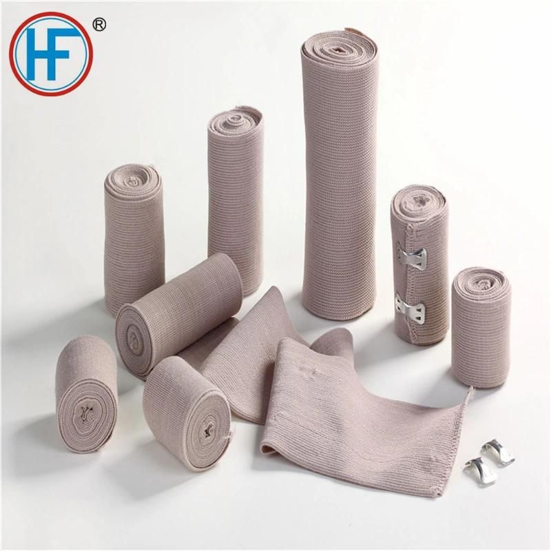 Disposable Medical Hospital Gauze Supply Skin Color High Elastic Cotton Crepe Bandage Factory with CE ISO