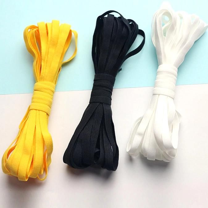 7mm Earloop White Black Colorful Earloop 3mm 5mm One-Stop Supply Face Mask
