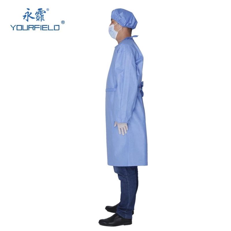 Non-Woven Fabrics Disposable Isolation Protective Coveralls
