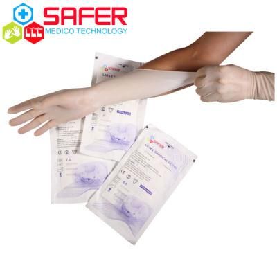 Disposable Sterile Surgical Gloves Latex Natural Rubber Gloves