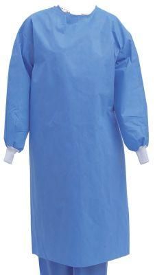 CE Approved Sterile SMS Non Woven Fabric 45GSM Surgical Gown