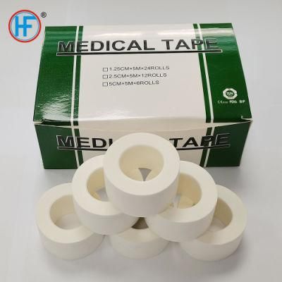 Mdr CE Approved Medical Surgical Highly Breathable Adhesive Plaster Tape Gentle to The Skin