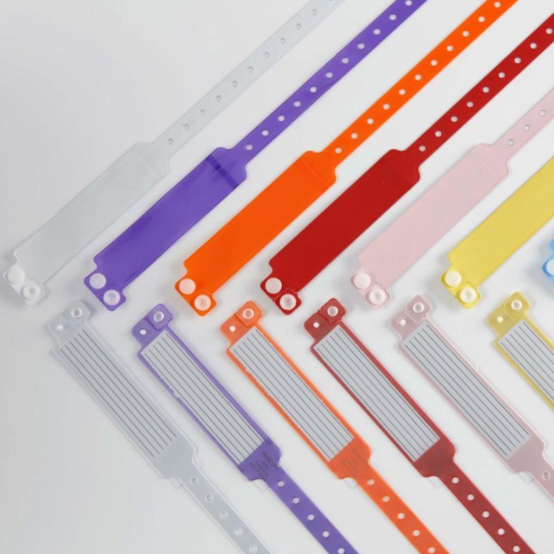 One Time Uesed Medical Insert Card Waterproof ID Bracelet for Adult