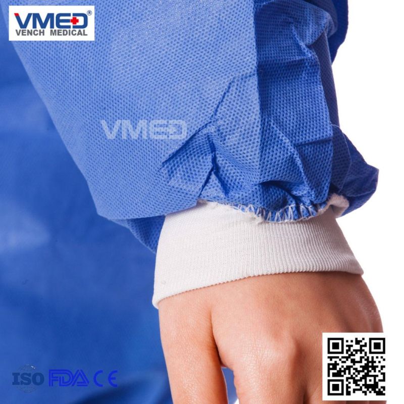 Chemical Microporous Impervious Waterproof SMS/Industry/Hospital/Lab/Safety Nonwoven Disposable Coverall, Nonwoven Disposable Coverall