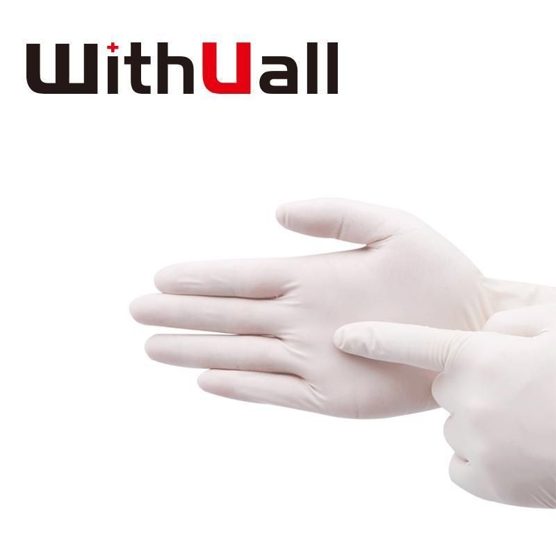 Withuall Brilliant Penetration Resistance Powdered Latex Surgical Gloves