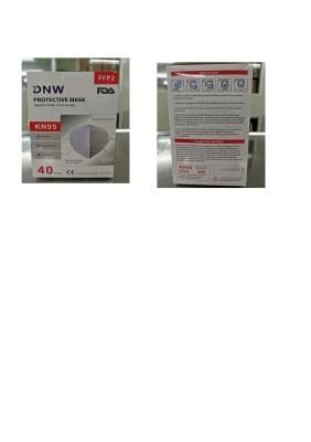 KN95 Masks Non-Woven Fabric Meltblown Fabric 5 Layers 95% Filtration GB2626-2006 Chinese Standard with Valve