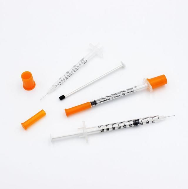 Sterile High Quality Disposable Insulin Syringe 0.5ml 1ml