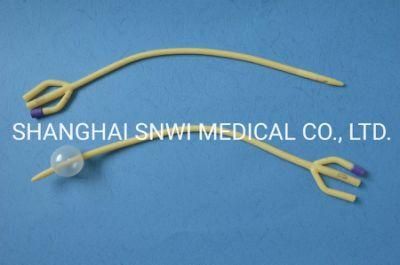 Disposable Medical 2/3 Way Coated Cervical Dilation Silicone Foley Catheter/Urethral Probe Cervical Ripening Balloon