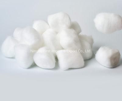 Medical Wound Dressing White Disposable Cotton Wool Ball