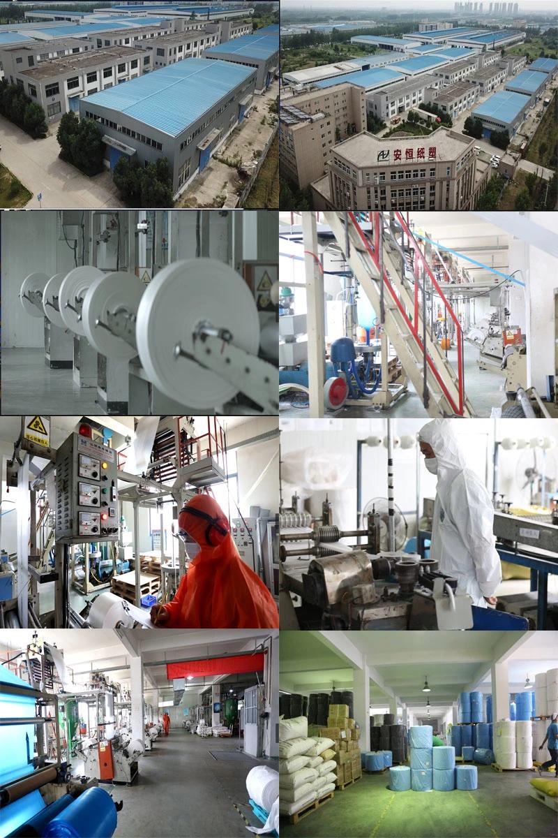 Yellow Impervious Polyethylene Coating Isolation Gown