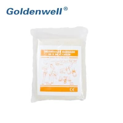 Medical Consumables First Aid Gauze Cotton Medical Triangular Bandage