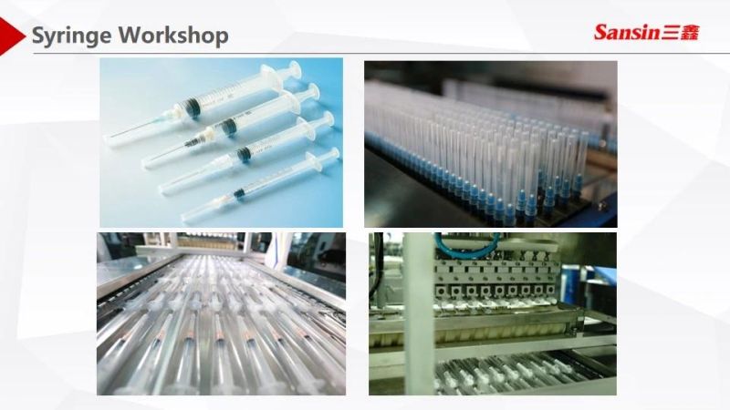 Medical Auto Disposable Syringe with Hypodermic Needle 1-10ml