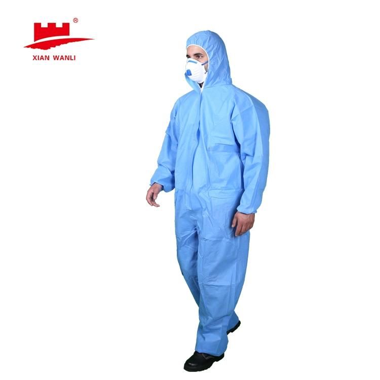 Reusable Washable Garment Blue 5mm Stripe Overall ESD Smock Clothing, Cleanroom Suit Clothes Antistatic Coverall