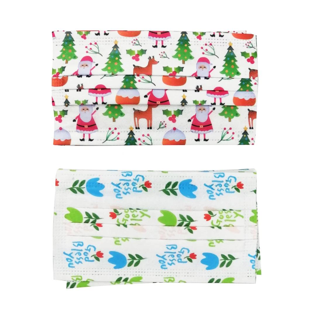 Disposable Face Mask, 3ply Non-Woven Face Mask for Kids