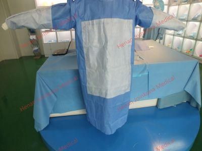 Disposable CE and ISO Approved Medical Surgery Non-Woven Level 2/Level 3 Sterile Surgical Gown