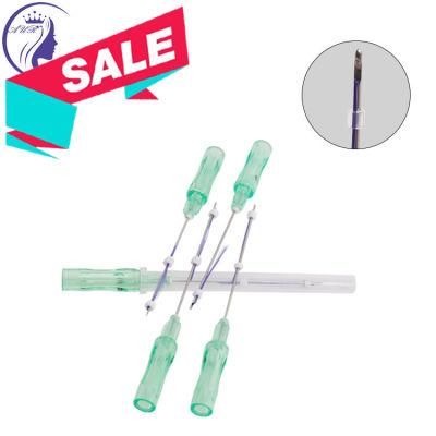 Surgical Polydioxanone Suture with Blunt Cannula Needle Surgical Barbed Screw Thread