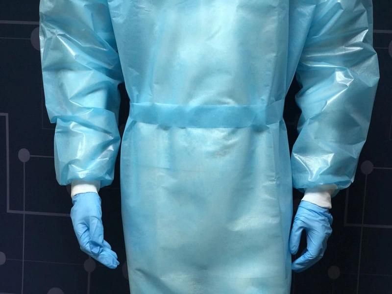 Level 2 Medical Knit-Cuff Untrasonic Surgical Gown