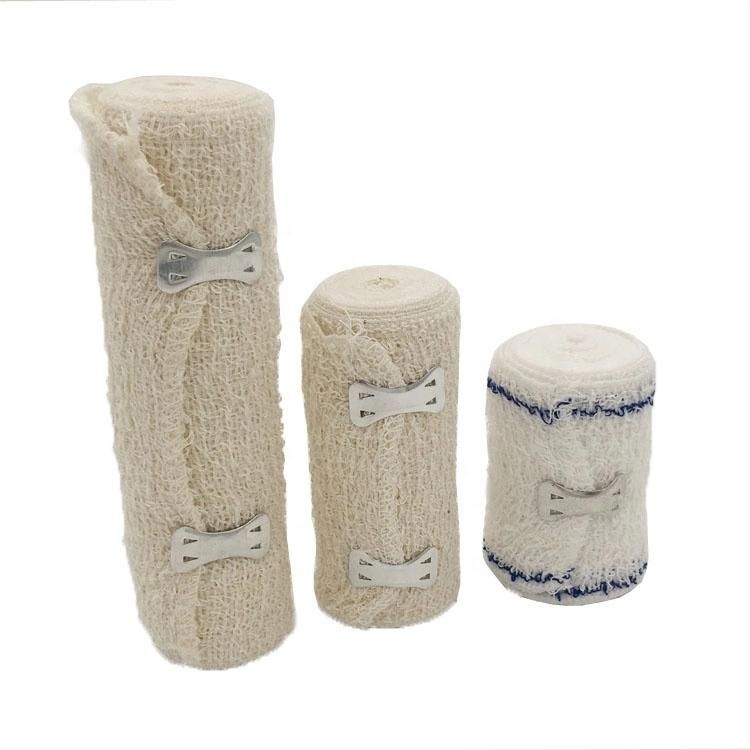 Cotton Crepe Bandage Latex Free Bandage Elastic Bandage