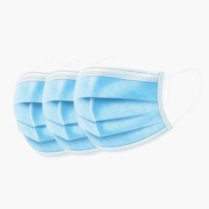 Blue Earloop Non-Woven Face Mask for Adult