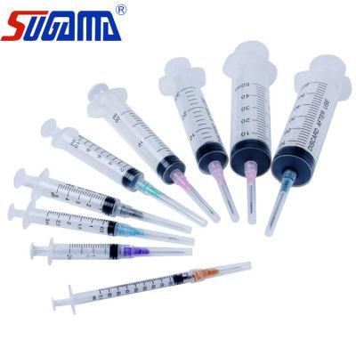 Lure Lock and Lure Slip Sterile Medical Disposable Syringes