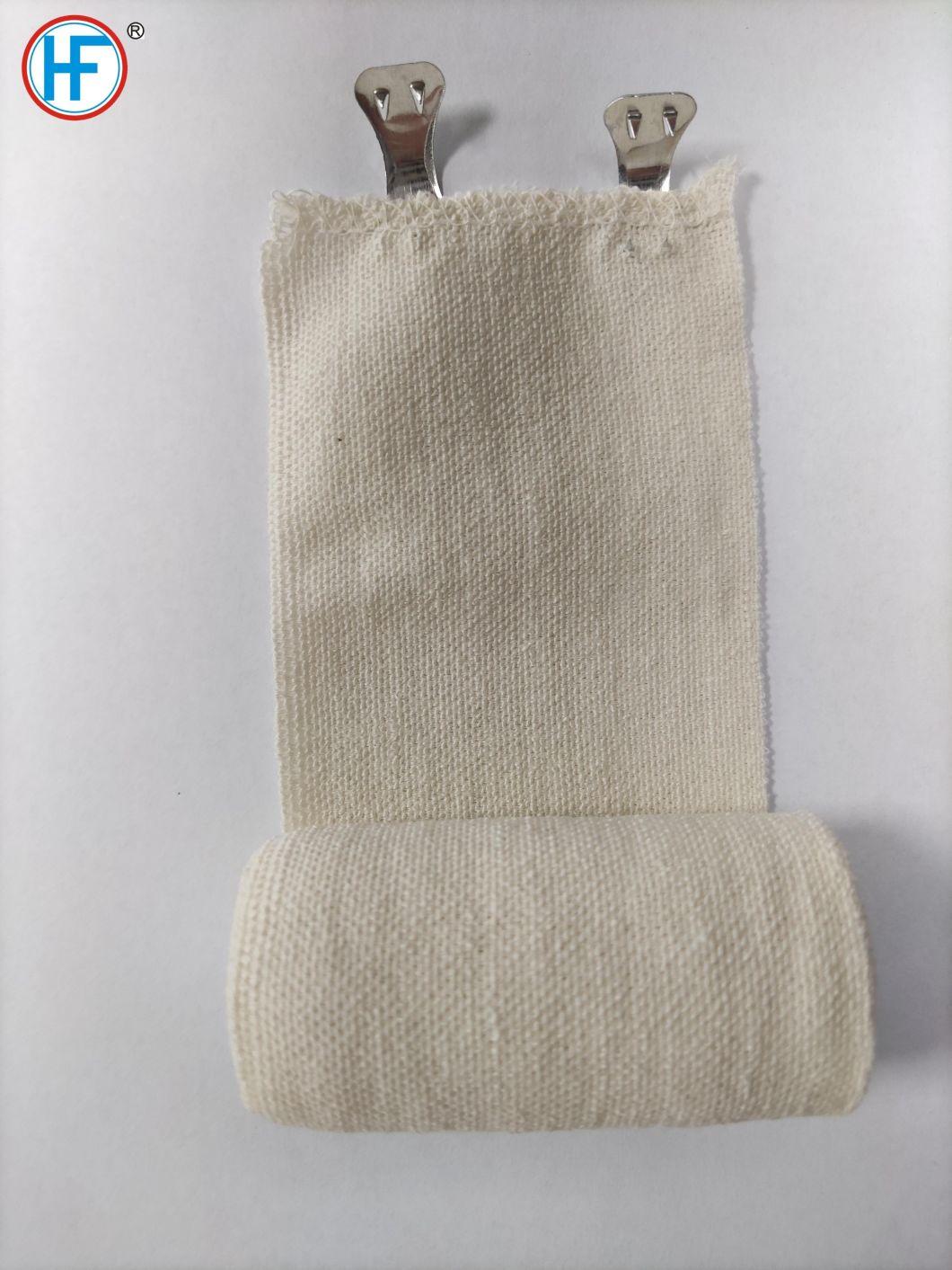 Mdr Certified Bleached Plain Elastic Bandage Individually Packed