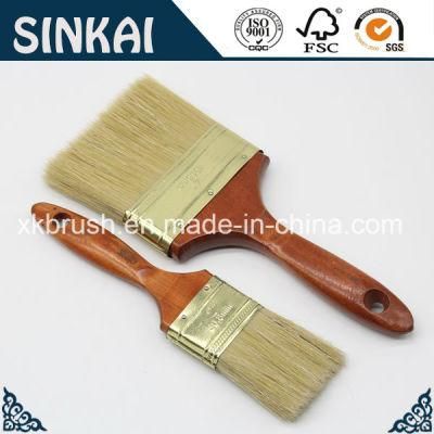 Fiber Painting Brush with Wood Handle