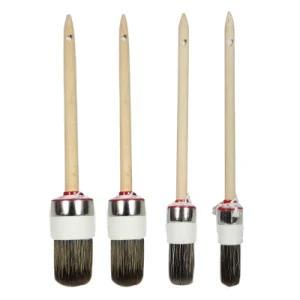 Round Chalk Paint Wax Pure Bristle Brush