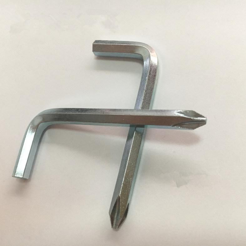 6mm Carbon Steel Galvanized Cross Screwdriver Plum Head Spanner