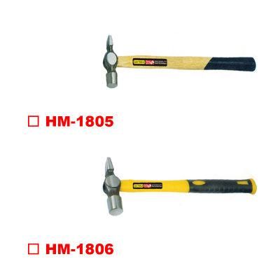 Engineer&prime;s Cross Pein Hammer with Wooden Handle