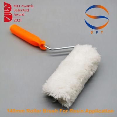 140mm Roller Brushes FRP Roller Sets for Resin Application