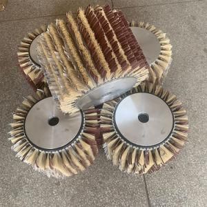 200mm Outer Diameter Industrial Wood Polishing Brush Supplier