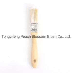 Bristle Brush with Wooden Handle and Red for Decoration