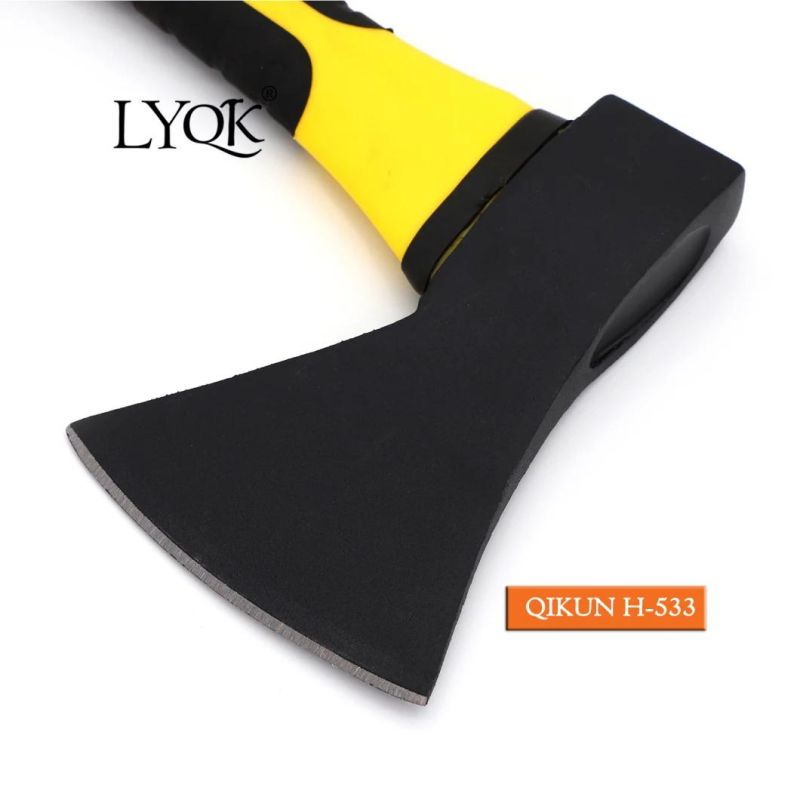 H-536 Construction Hardware Hand Tools Plastic Rubber Handle Hammer Axe