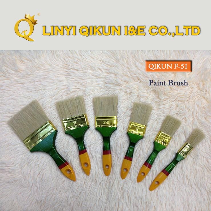 F-45 Hardware Decorate Paint Hand Tools Wooden Handle Bristle Paint Roller Brush