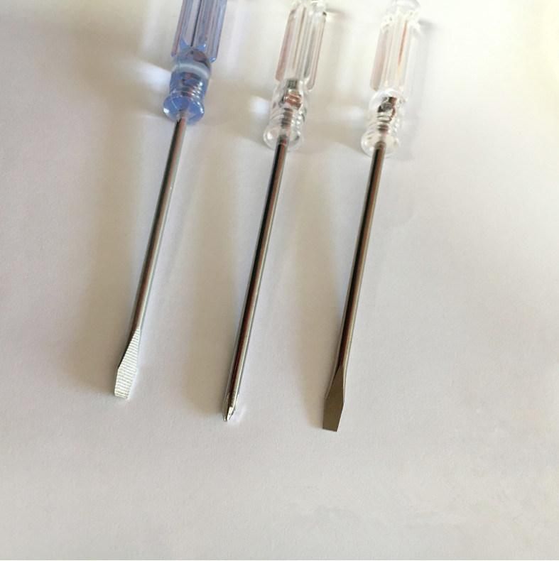 Multifunctional Transparent Mini Driver Crystal Cross Slotted Screwdriver