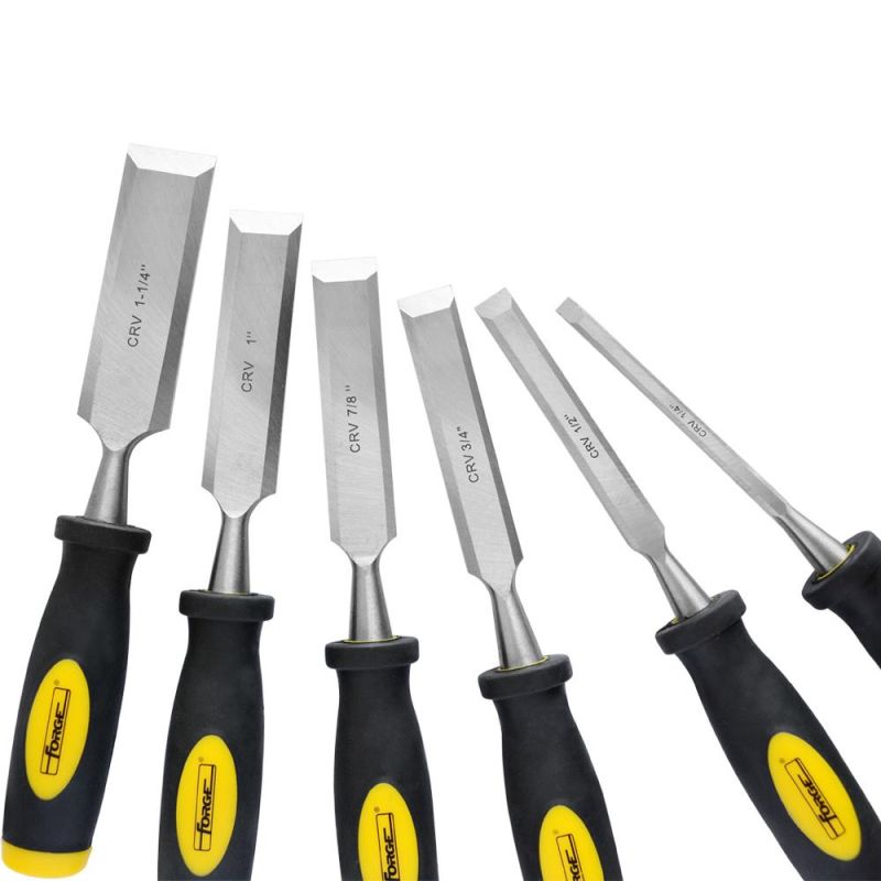 1-1/2" Woodworking Tools 40cr Steel Wood Chisel with Plastic Handle