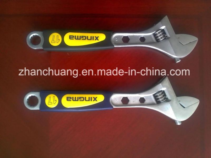 6" High Quality Carbon Steel Chrome Plated Adjustable Wrench/Spanner