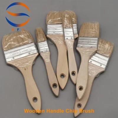 Customized Wooden Handle Chip Brushes for Fiberglass and Resin