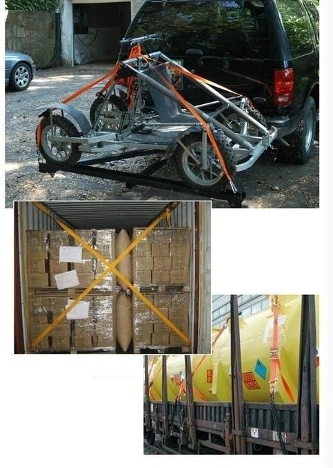 Heavy Duty Truck Trailer Ratchet Lashing Straps Cargo Tie Down Straps
