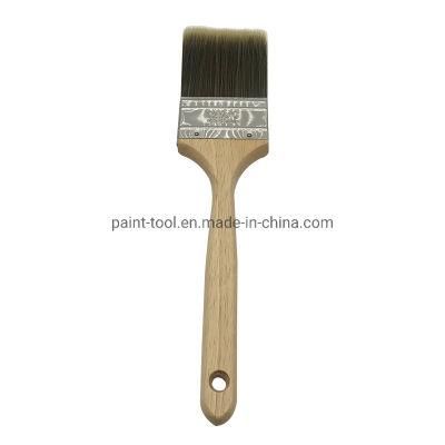 Filament Paint Brush Wooden Handle Soft Synthetic Filaments