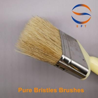76.2mm Solvent Resistant White Bristle FRP Laminating Brushes FRP Tools