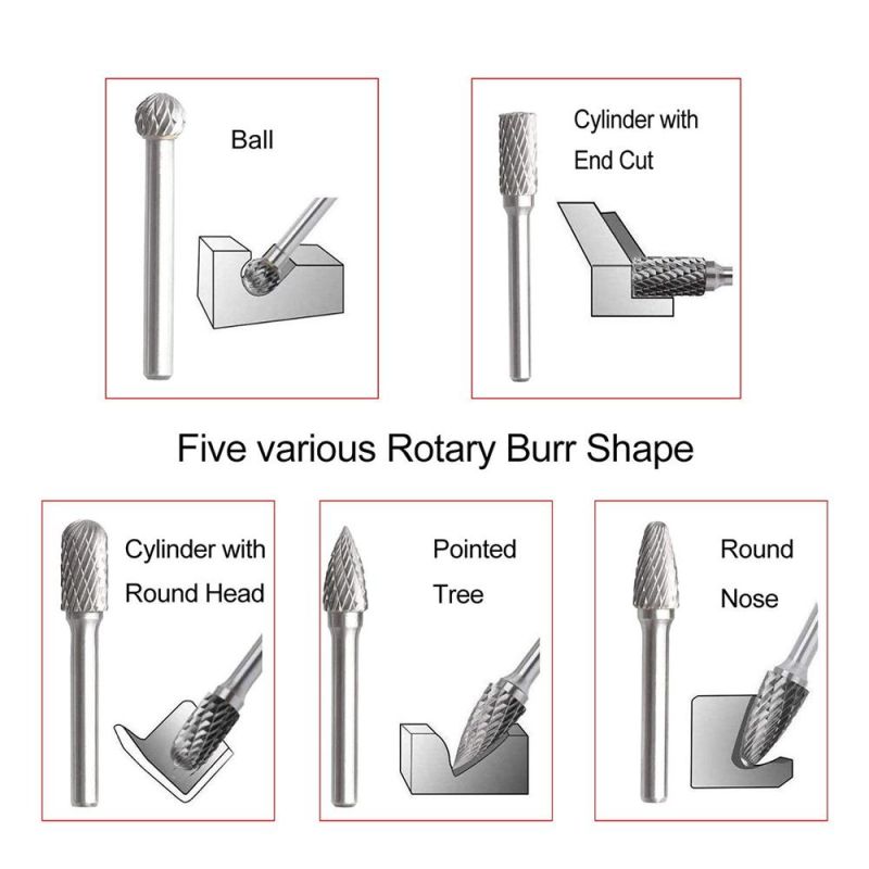 Best-Selling Wholesale Solid Carbide  Burrs for Aluminum