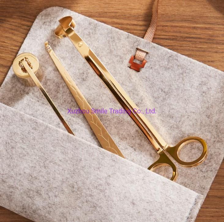 Stainless Steel Rose Gold Custom Logo Wick Trimmer for Cutter Tools