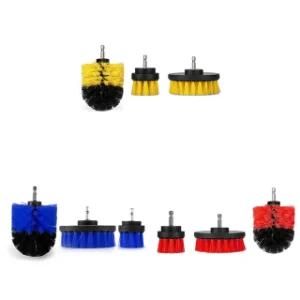 3piece PP Drill Brush Attachments Set