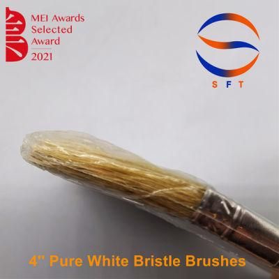 4 Inch Pure Bristle Brush Paint Brush for FRP Decorating