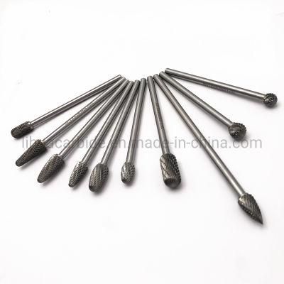 6mm Long Shank Cemented Carbide Grinding Burr