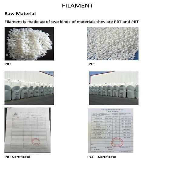 Physical Tapered High Water Painting Absorption PBT Brush Filament